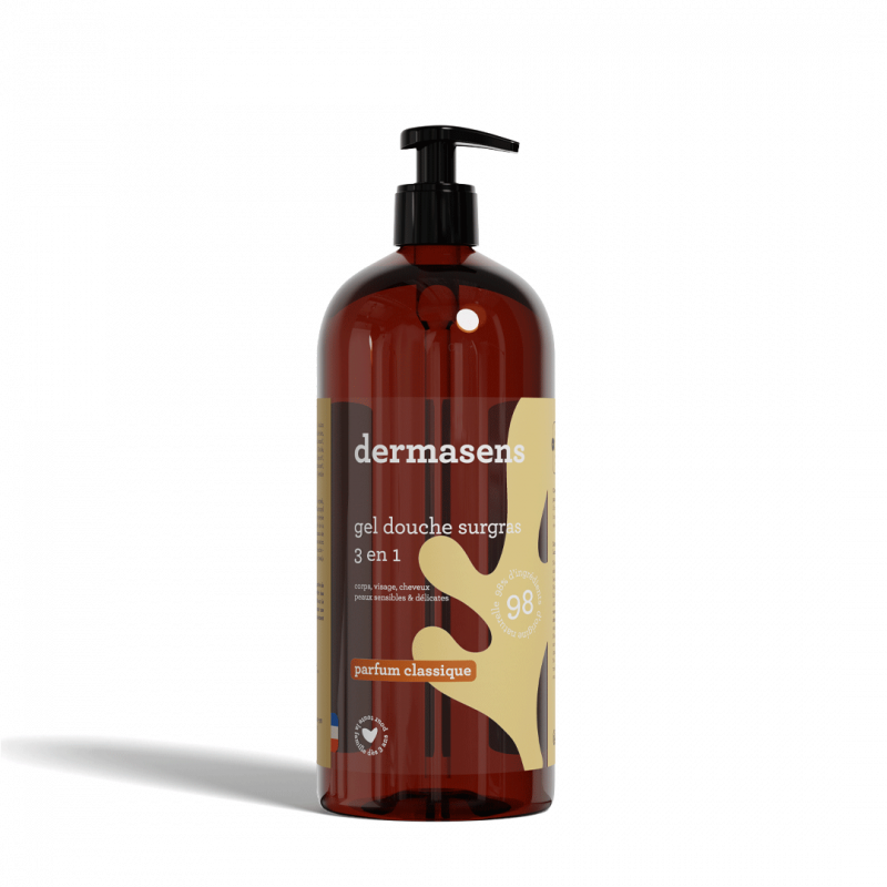 Gel douche surgras 3 en 1 Classique 1L Dermasens