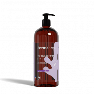 Gel douche surgras 3 en 1 Violette 1L Dermasens