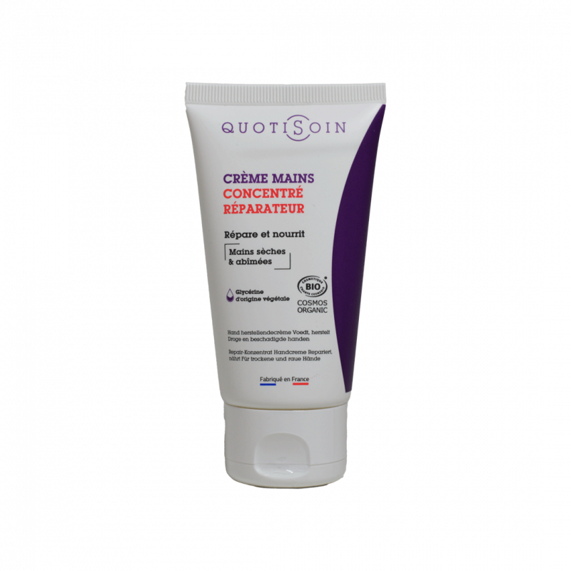 Crème mains concentré réparateur 75ml Quotisoin