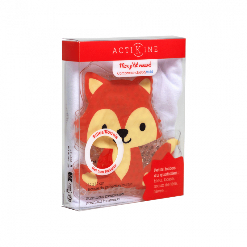 Compresse chaud / froid billes kids Actikiné - Mon p'tit Renard