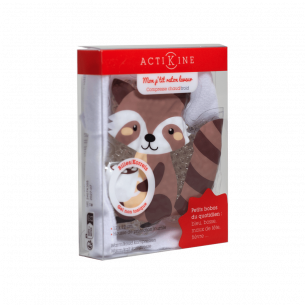 Compresse chaud / froid billes kids Actikiné - Mon p'tit Raton-laveur