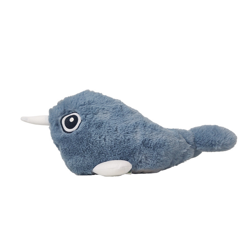 Bouillotte peluche narval