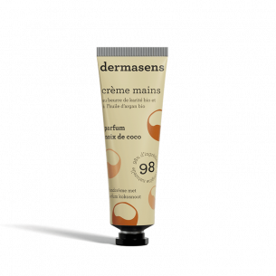 Crème mains hydratante parfum noix de coco 30ml Dermasens