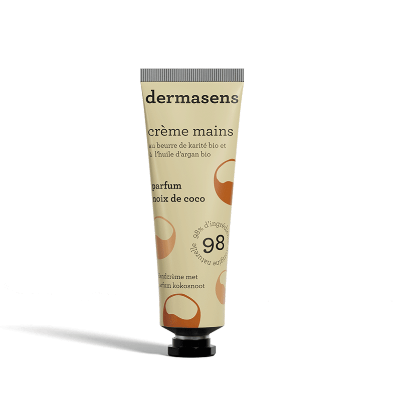 Crème mains hydratante parfum noix de coco 30ml Dermasens