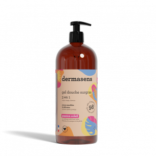 Gel douche surgras 3 en 1 Passion soleil 1L Dermasens