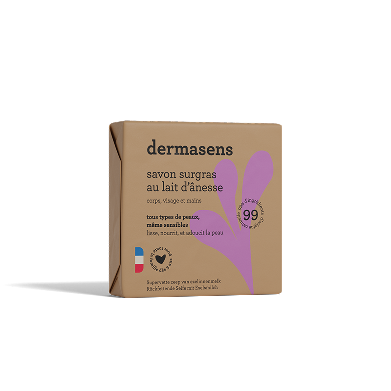 Savon surgras au lait d'ânesse 100g Dermasens