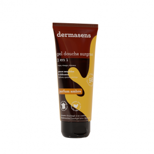 Gel douche surgras 3 en 1 Ambre 200ml Dermasens
