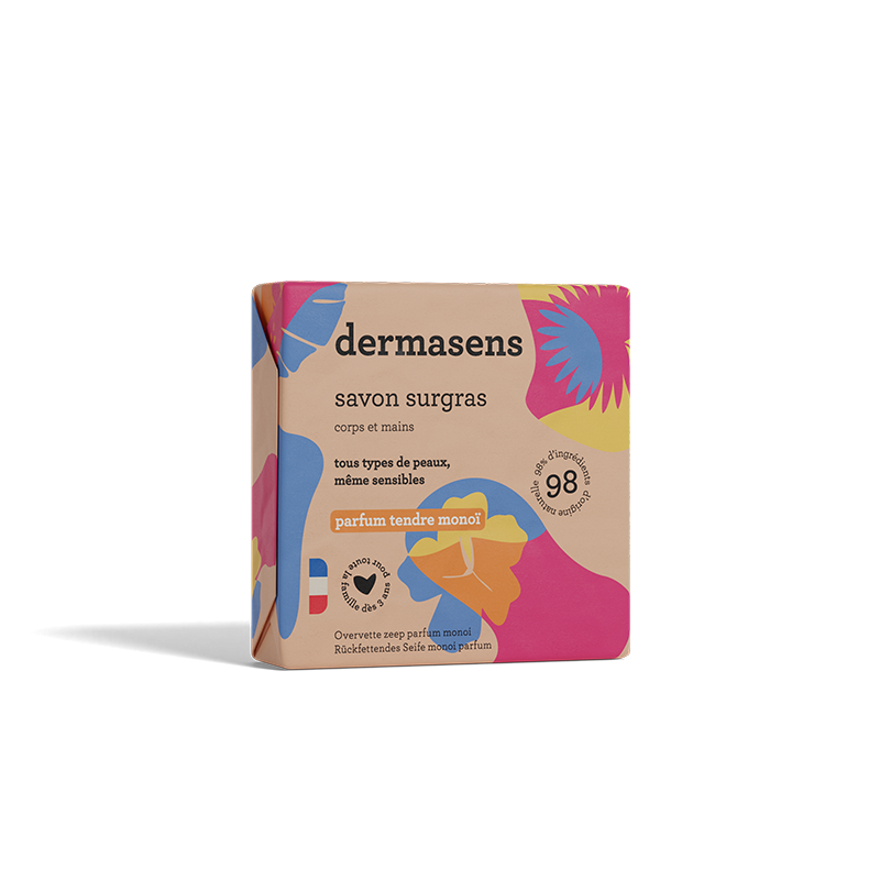 Savon surgras parfum monoï 100g Dermasens