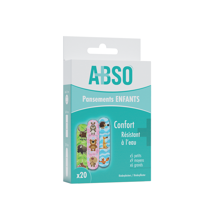 Pansements enfants ABSO en boîte de 20