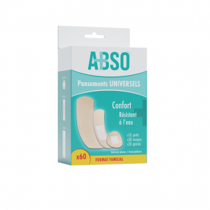 Pansements universels ABSO en boîte de 60