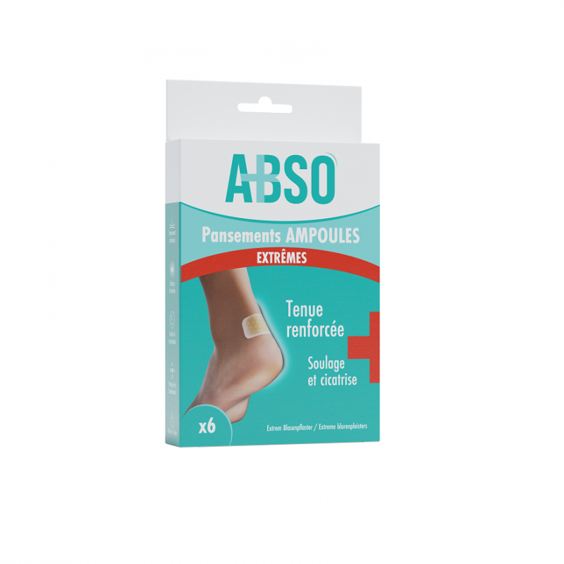 Pansements ampoules extrêmes ABSO en boîte de 6