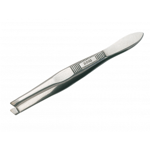 Pince à épiler mors obliques