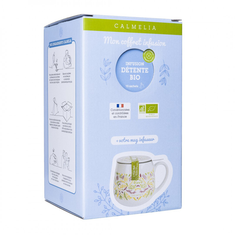 Coffret infusion Détente bio Calmelia