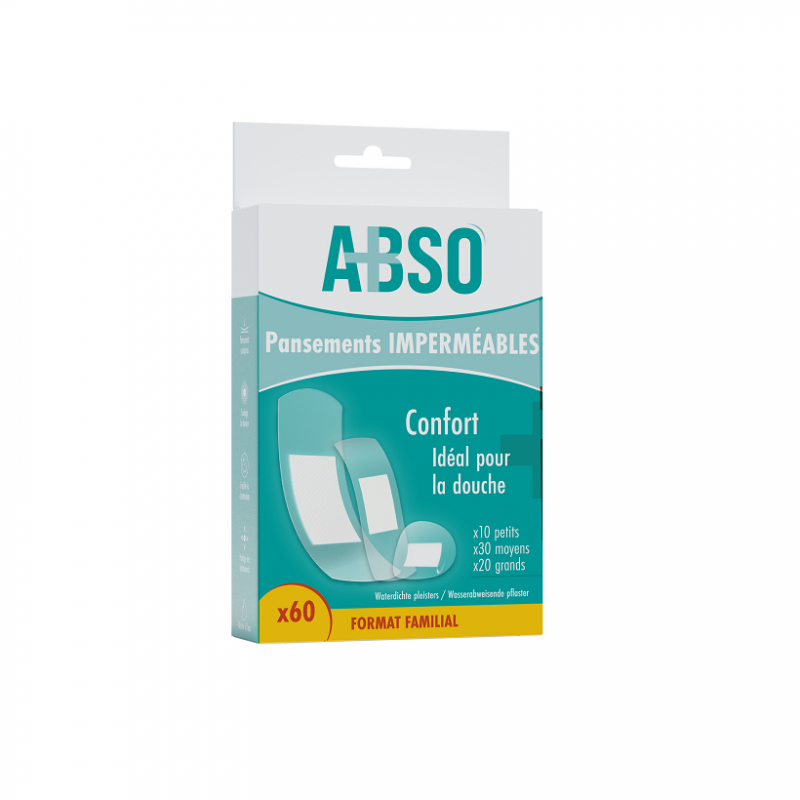 Pansements imperméables ABSO - Boîte de 60