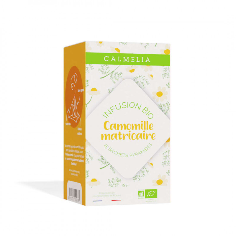 Infusion camomille bio - 15 infusettes Calmelia