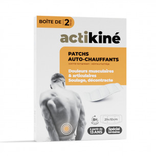 Patch chauffant - Grand format 298 x 95mm - Boîte de 2 ACTIKINE