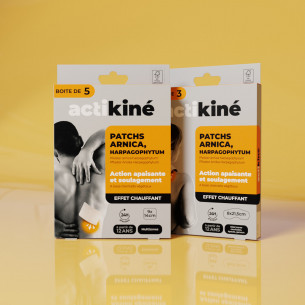 Patch arnica harpagophytum Actikiné Multizones - Boîte de 5