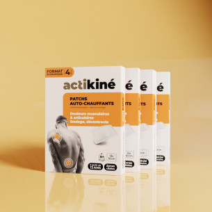 Patch chauffant - Petit format 130 x 96mm - Boîte de 4  ACTIKINE