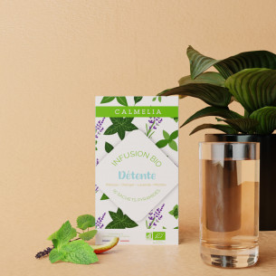 Infusion détente bio - 15 infusettes CALMELIA