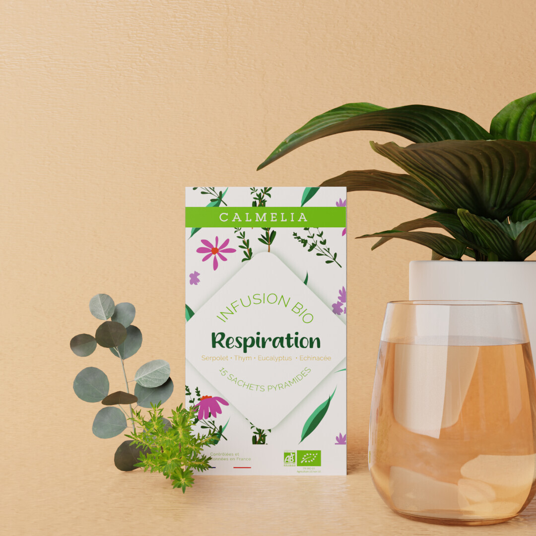 Infusion respiration bio - 15 infusettes CALMELIA