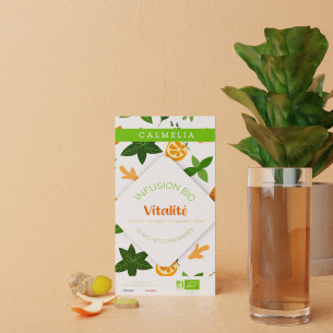 Infusion vitalité bio - 15 infusettes Calmelia