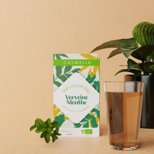 Infusion verveine menthe bio - 15 infusettes Calmelia