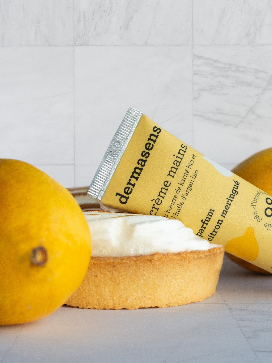 Crème mains hydratante parfum citron meringué 30ml DERMASENS
