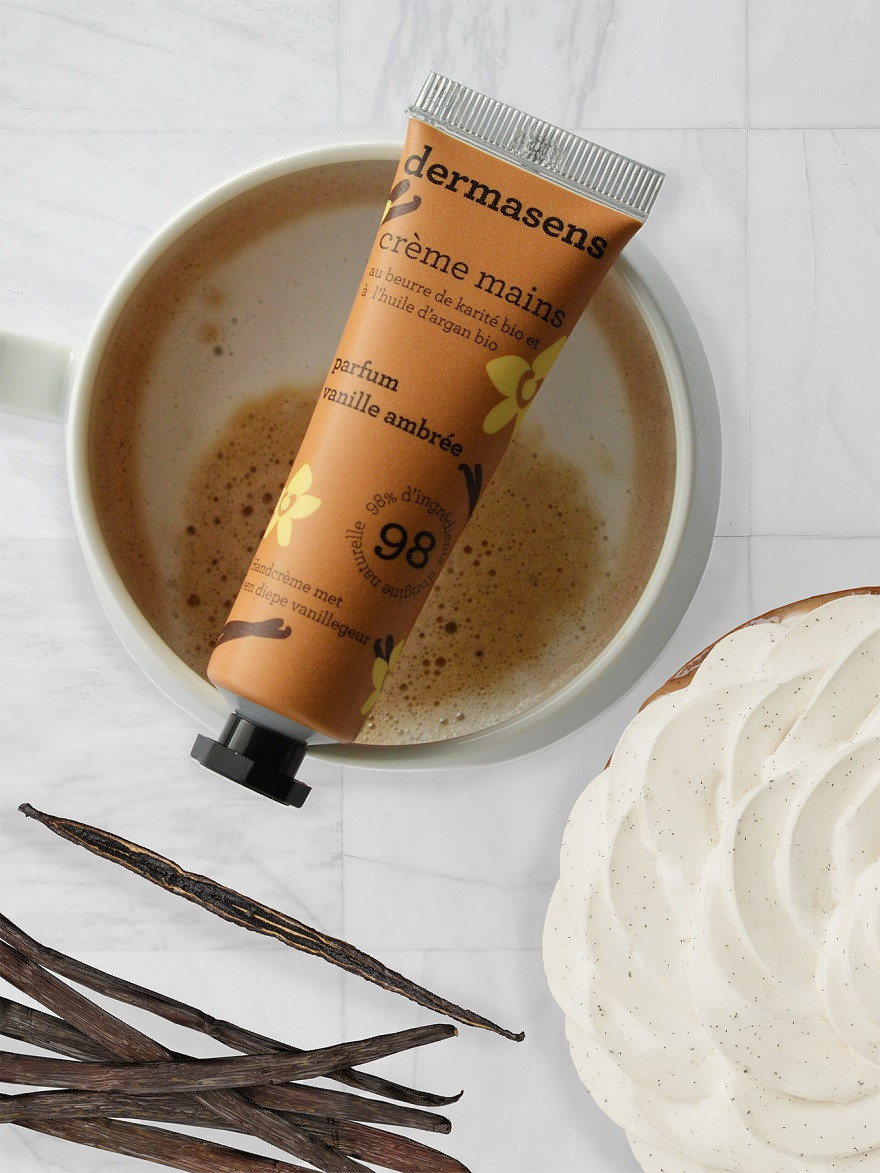 Crème mains hydratante parfum vanille ambrée 30ml DERMASENS