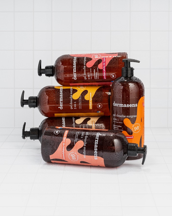 Gel douche surgras 3 en 1 énergie marine 1L Dermasens