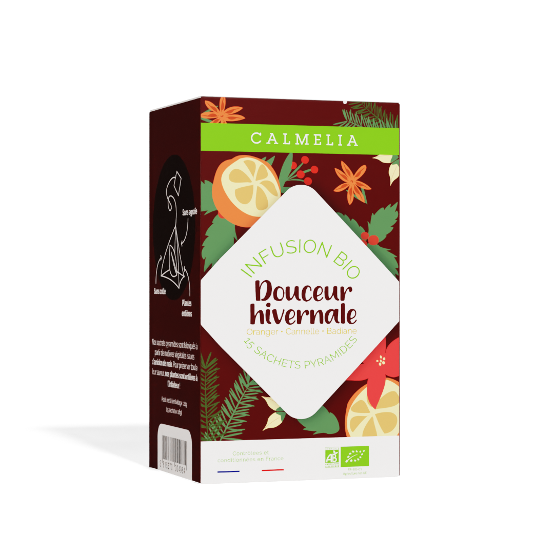 Infusion douceur hivernale bio - 15 infusettes Calmelia