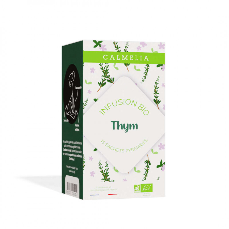 Infusion thym bio - 15 infusettes Calmelia