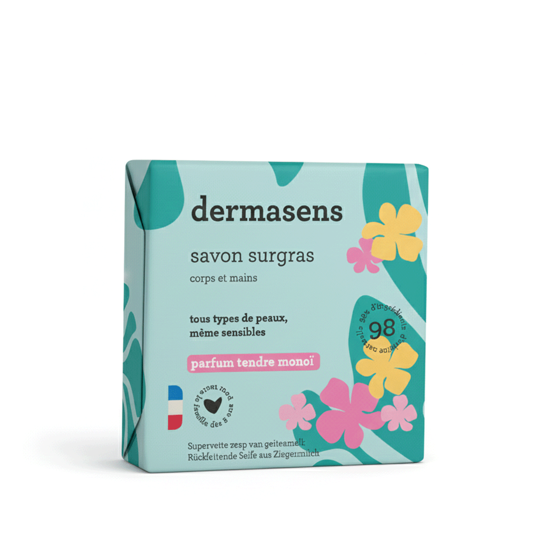 Savon surgras solide Tendre Monoi DERMASENS