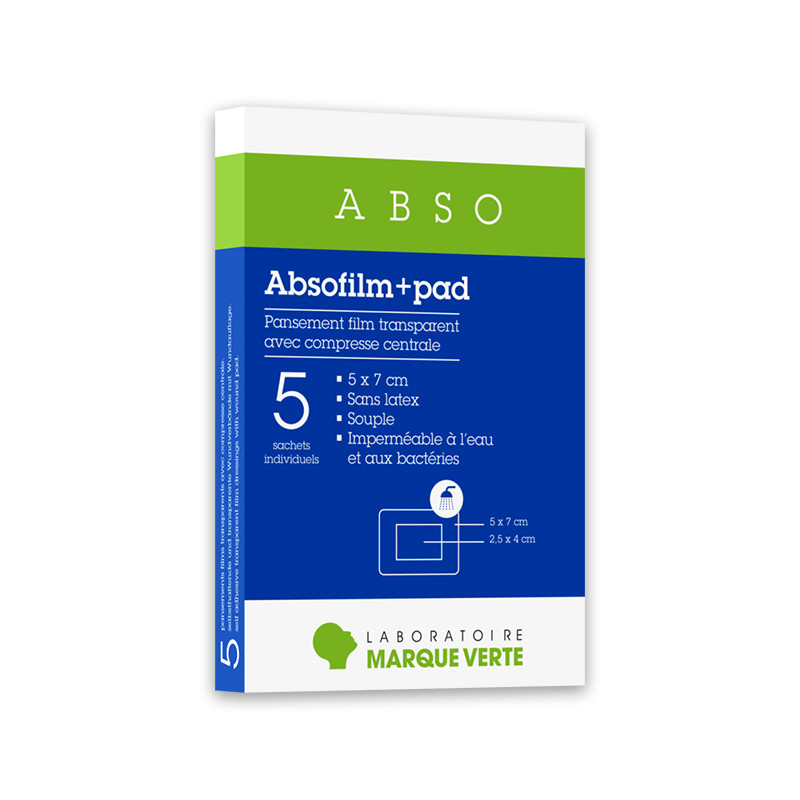 Pansements film adhésif stériles Absofilm+Pad