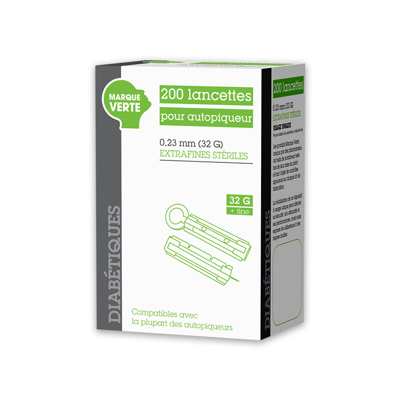 Lancettes extrafines Soludiab