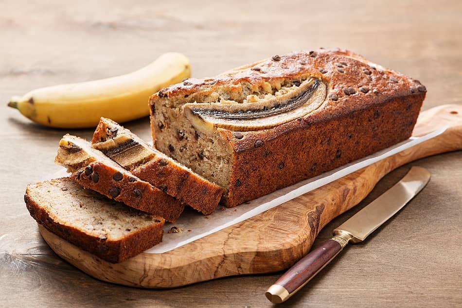 Banana Bread,, recette pour diabétique