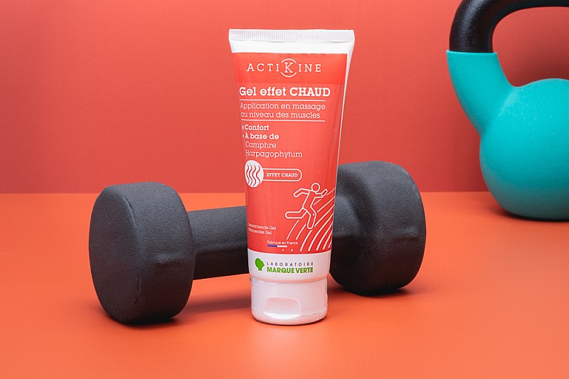Gel effet chaud Actikiné