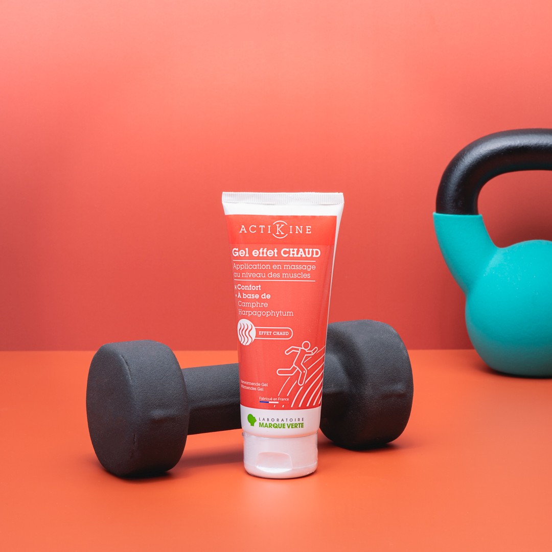 Gel effet chaud Actikiné